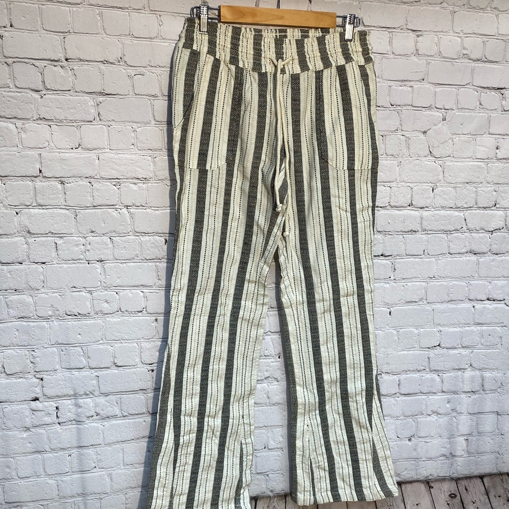 Roxy linen stitched pants